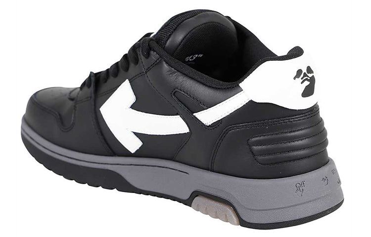 Off-White Out Of Office Low-Top Sneaker 'Black Grey White' OMIA189F21LEA0011001 sold by KicksCrew product image thumbnail 4