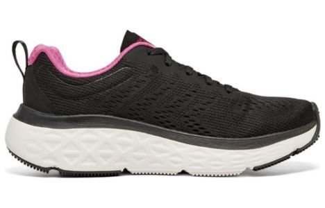 (WMNS) Skechers Max Cushioning Delta Sunset 'Black Pink' 129123-BKPK sold by KicksCrew