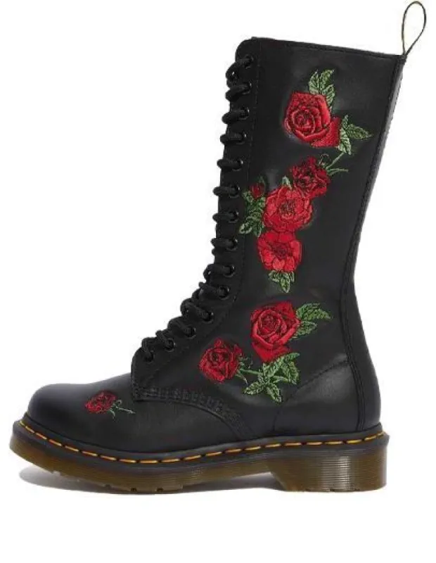 Dr.Martens 1914 Vonda Leather Mid Calf Boots 'Black' 12761001 sold by KicksCrew