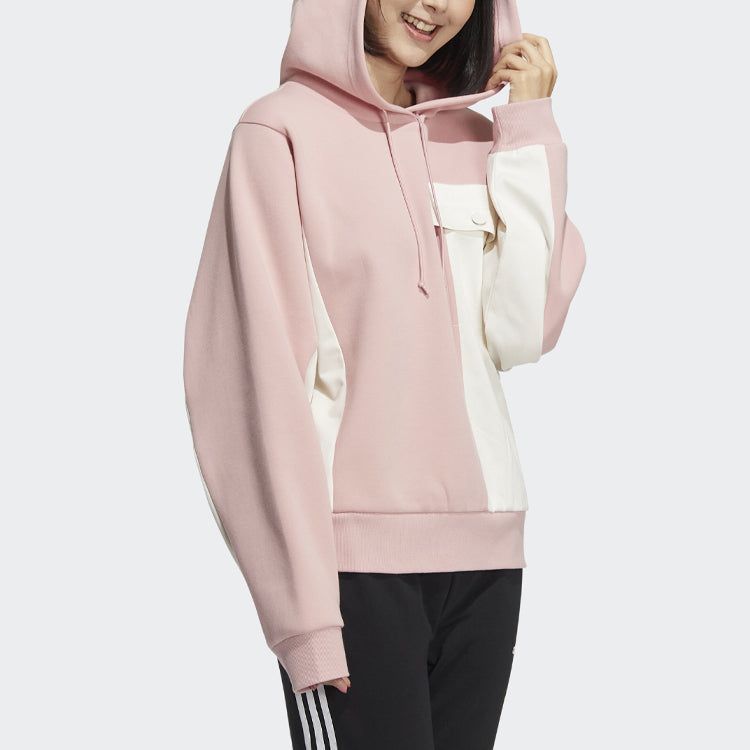 (WMNS) adidas Neo Hoodie 'Pink White' HM7406 sold by KicksCrew product image thumbnail 4
