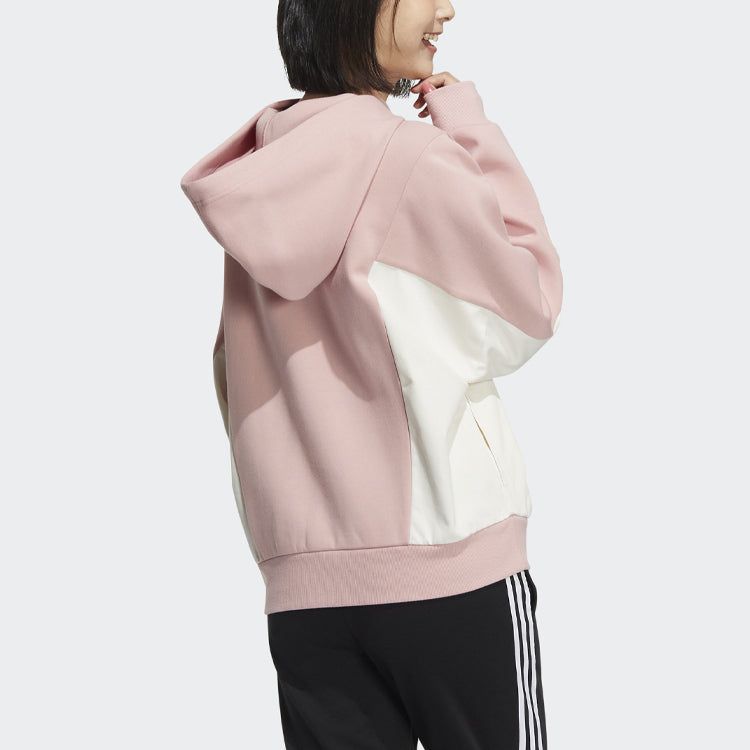 (WMNS) adidas Neo Hoodie 'Pink White' HM7406 sold by KicksCrew product image thumbnail 3
