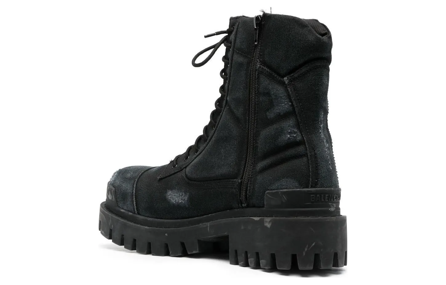 Balenciaga Combat Strike Boots 'Washed Black Cotton' 694042W2H111000 sold by KicksCrew product image thumbnail 4