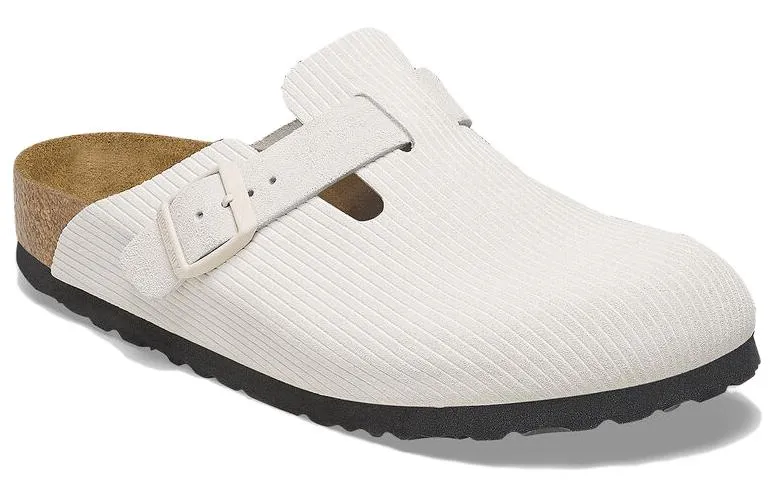(WMNS) Birkenstock Boston Suede Leather Embossed 'Corduroy Antique White' 1025270 sold by KicksCrew product image thumbnail 3