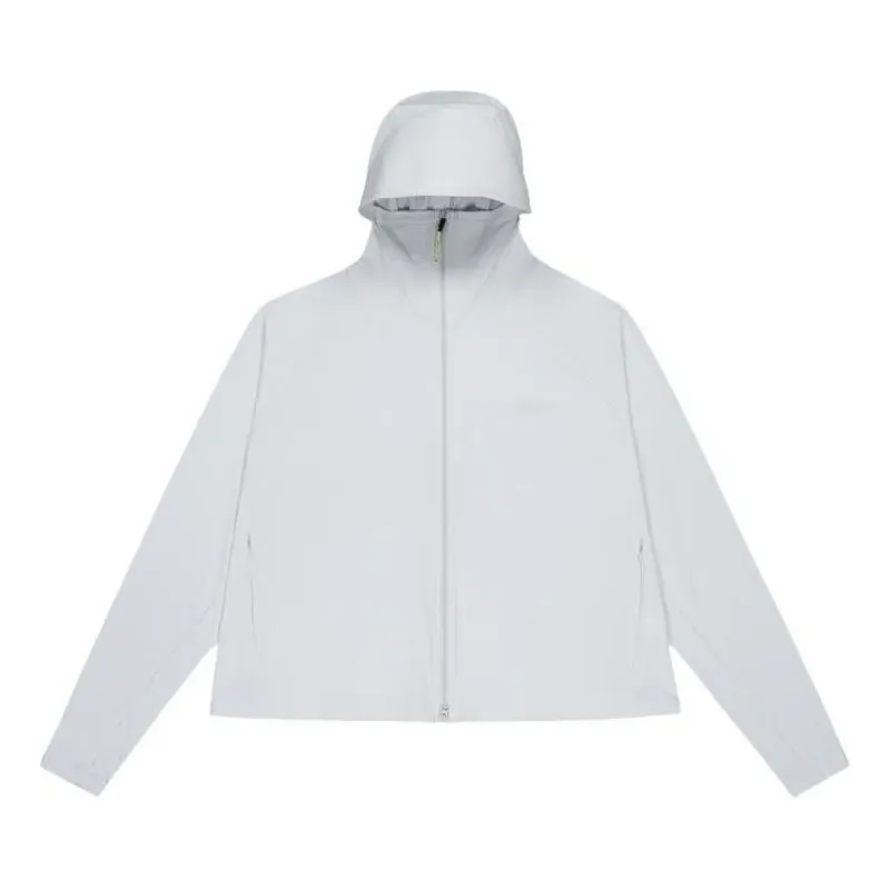 New Balance Full Zip Sunscreen Jacket 'Grey' MDE24222-GR sold by KicksCrew