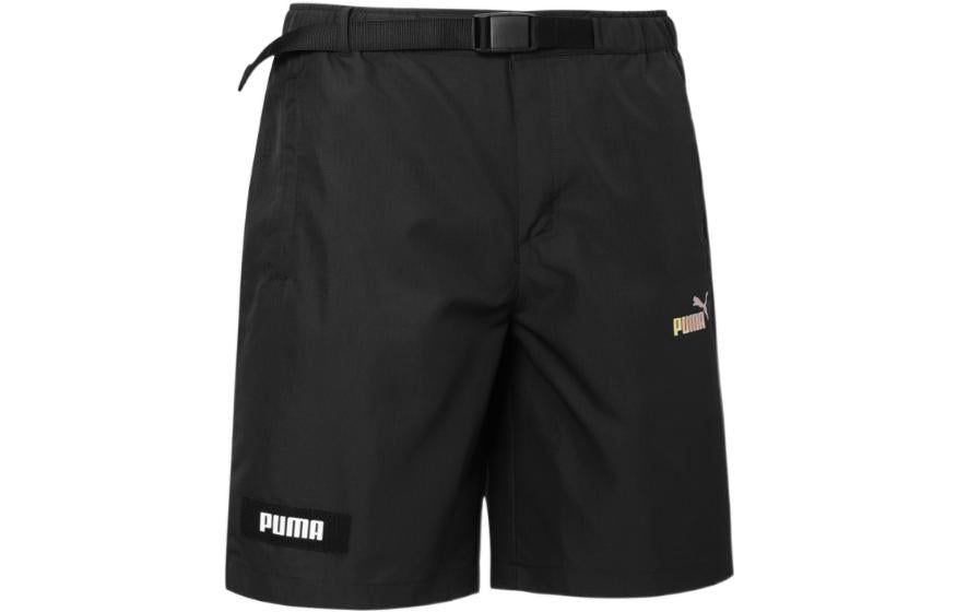 PUMA Logo Casual Shorts 'Black' 671965-01 sold by KicksCrew product image thumbnail 3