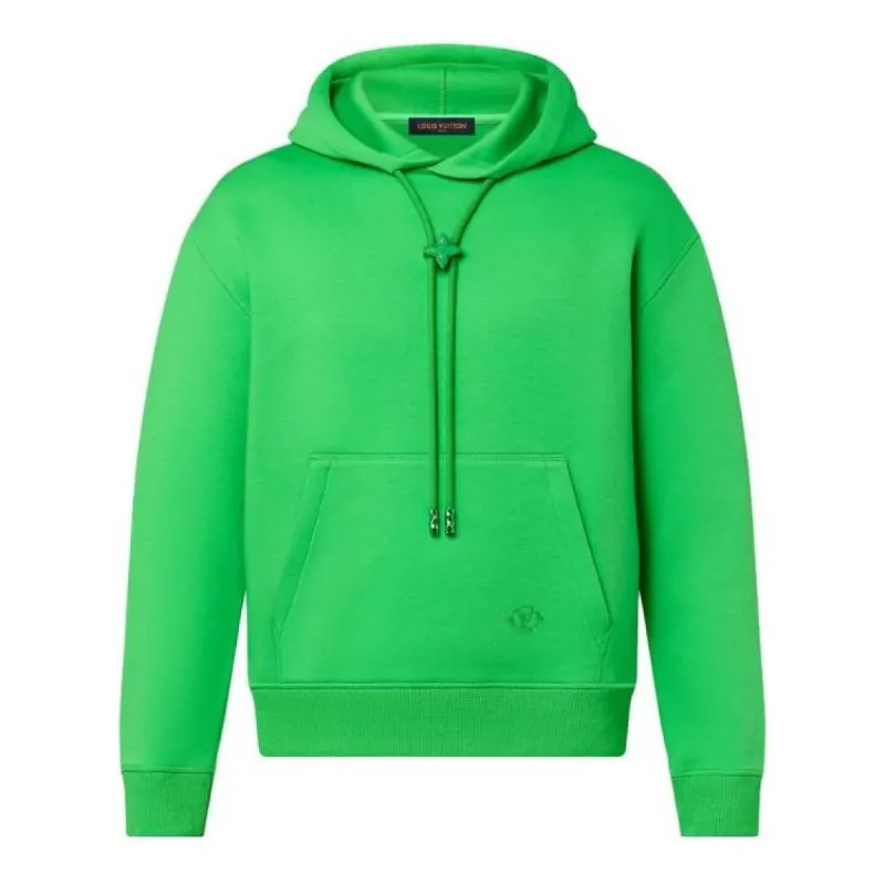 LOUIS VUITTON Monogram Flower Stopper Cotton Hoodie 'Green' 1ABY0P sold by KicksCrew