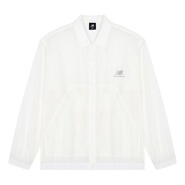 New Balance FW22 Sportswear Jacket 'White Grey' AMJ23301 sold by KicksCrew