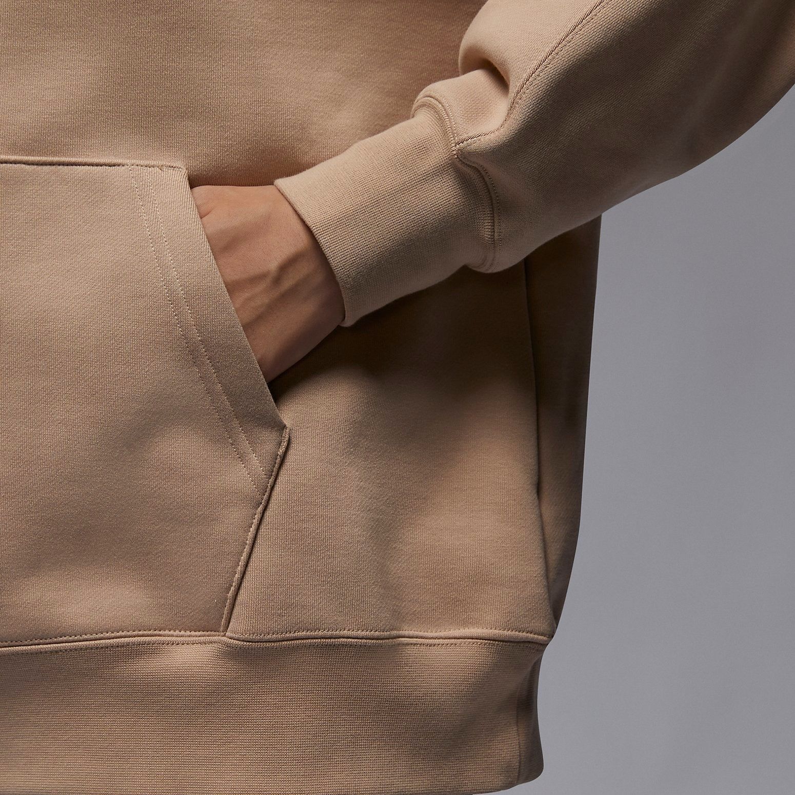 (WMNS) Air Jordan AJGirl Hoodie 'Hemp' FZ4334-221 sold by KicksCrew product image thumbnail 2