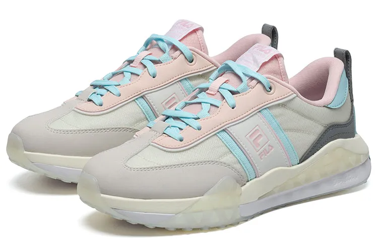 (WMNS) FILA Brick Sneakers 'Grey Blue Pink' F12W231125FSB sold by KicksCrew product image thumbnail 2