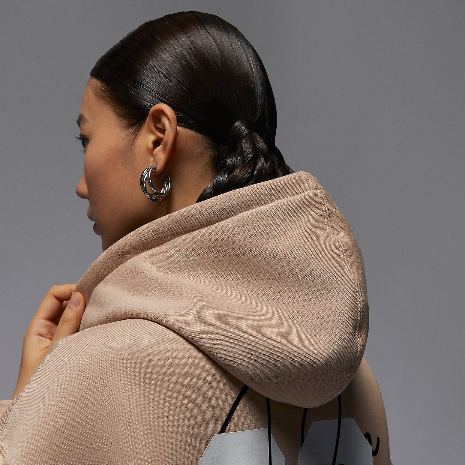 (WMNS) Air Jordan AJGirl Hoodie 'Hemp' FZ4334-221 sold by KicksCrew product image thumbnail 3