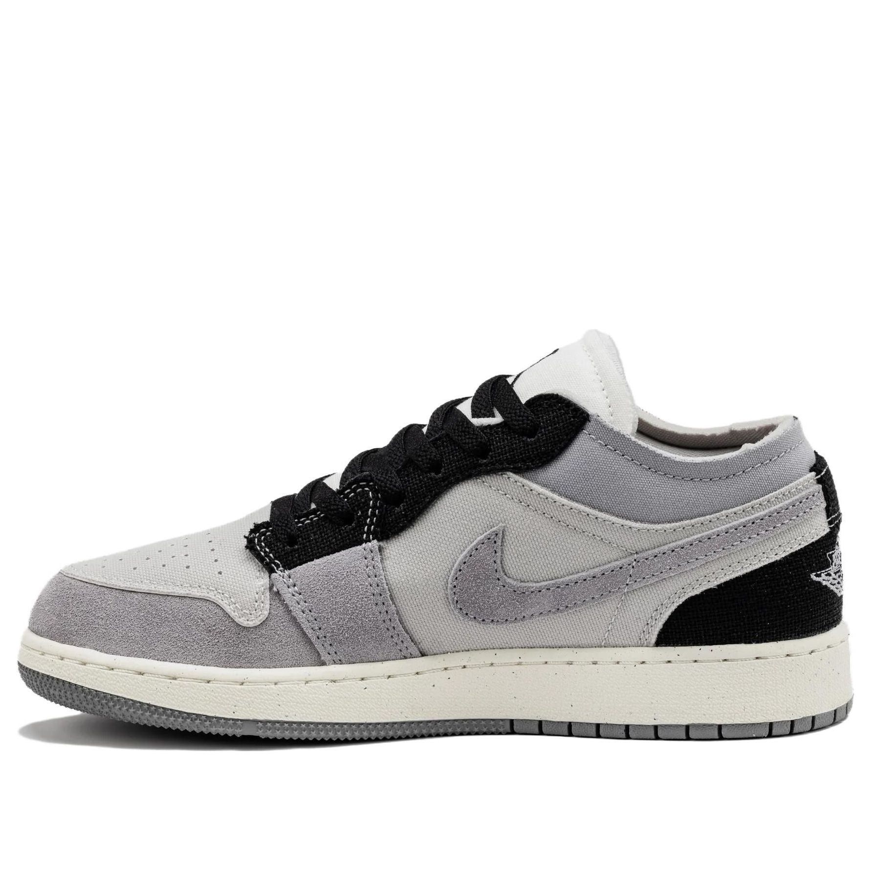(GS) Air Jordan 1 Low SE Craft 'Inside Out Cement Grey' FD9088-002 sold by KicksCrew