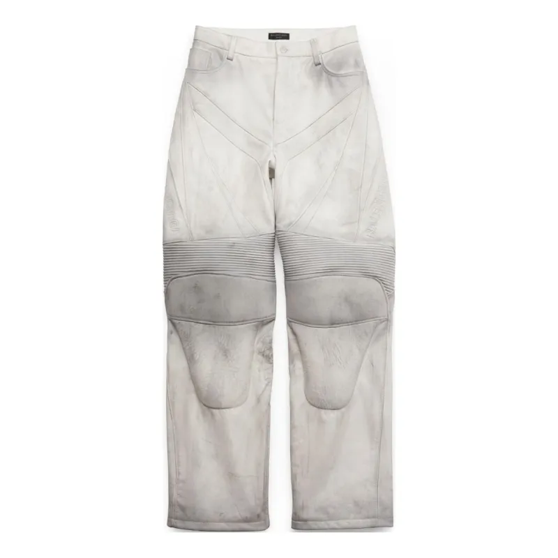 Balenciaga Biker Baggy Pants 'White' 747080TOS149012 sold by KicksCrew