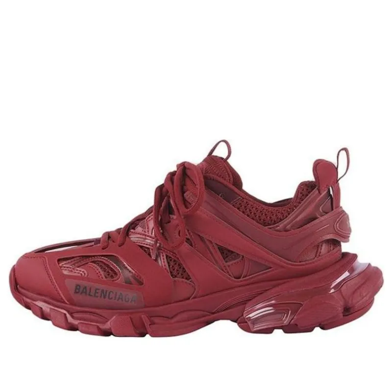 (WMNS) Balenciaga Track Sneakers 'Burgundy' 542436W2LA15504 sold by KicksCrew