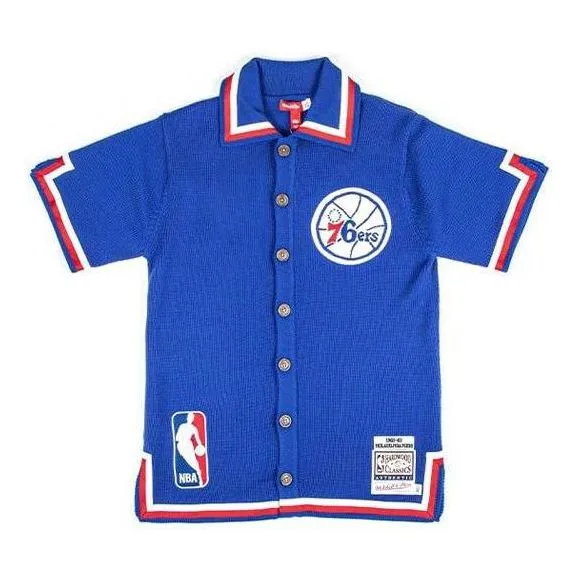Mitchell & Ness x CLOT NBA Philadelphia 76ers Shooting Shirt 'Blue' NNSSEY18118-P76ROYA82 sold by KicksCrew