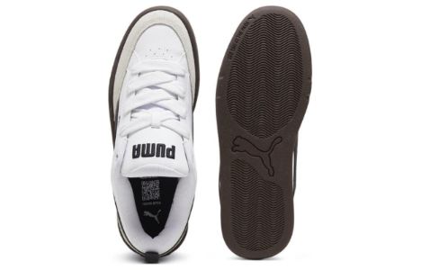 PUMA Park Lifestyle OG Sneakers 'White Black Brown' 397262-01 sold by KicksCrew