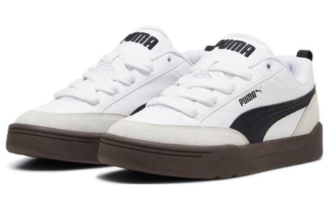 PUMA Park Lifestyle OG Sneakers 'White Black Brown' 397262-01 sold by KicksCrew