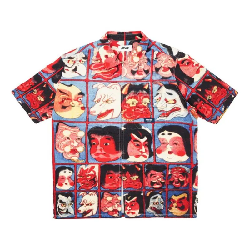 Palace Ss24 D-man Shirt 'Masks' P26SHT031 sold by KicksCrew