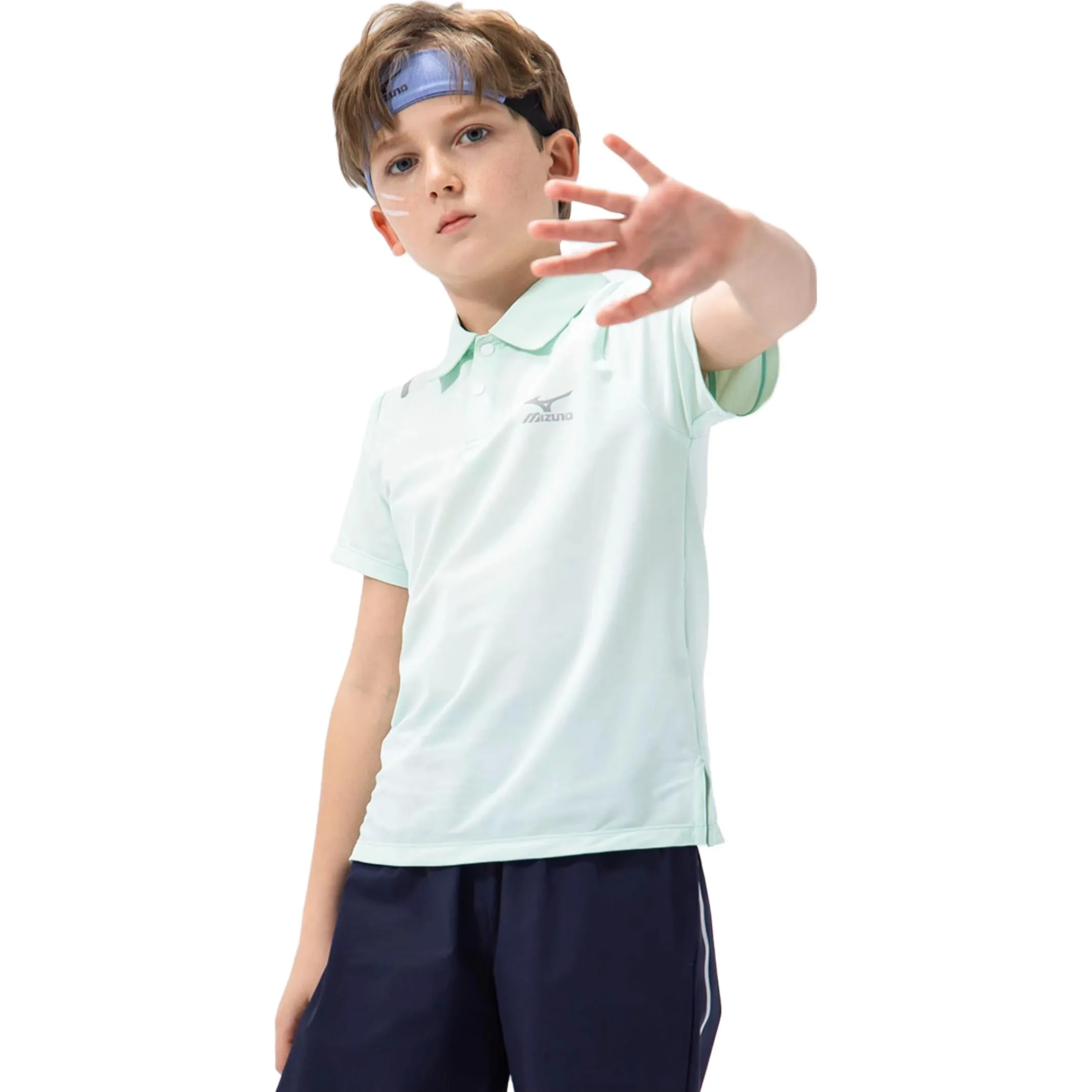 (GS) Mizuno Logo Graphic T-shirt 'Teal' T2254 sold by KicksCrew product image thumbnail 5