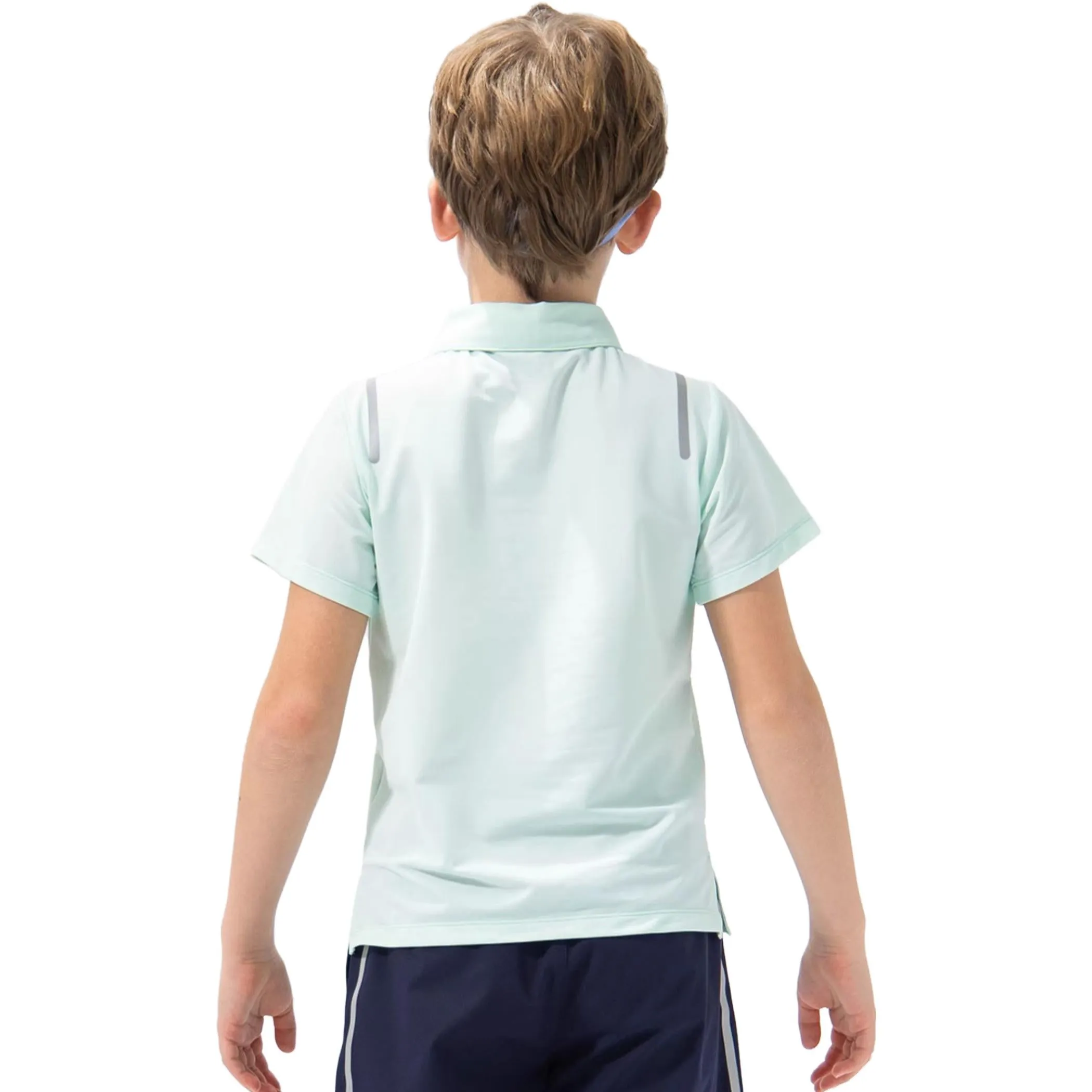 (GS) Mizuno Logo Graphic T-shirt 'Teal' T2254 sold by KicksCrew product image thumbnail 3