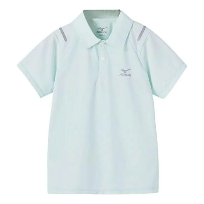 (GS) Mizuno Logo Graphic T-shirt 'Teal' T2254 sold by KicksCrew