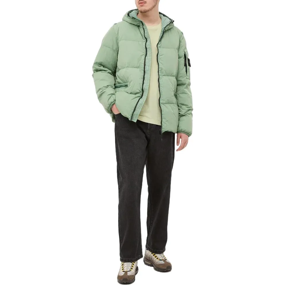 STONE ISLAND Crinkle Reps Down Jacket 'Sage' 771540223-V0055 sold by KicksCrew product image thumbnail 3