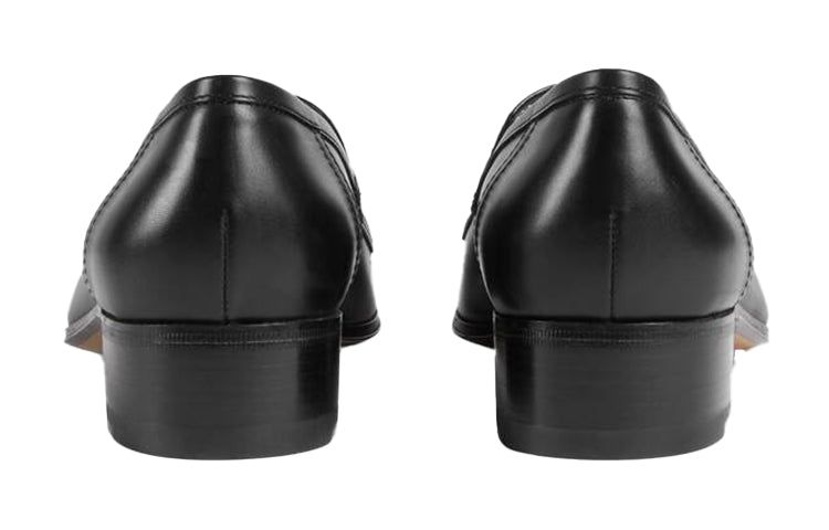 (WMNS) GUCCI Interlocking G Horsebit Loafer 'Black Leather' 658268-1W600-1000 sold by KicksCrew product image thumbnail 4