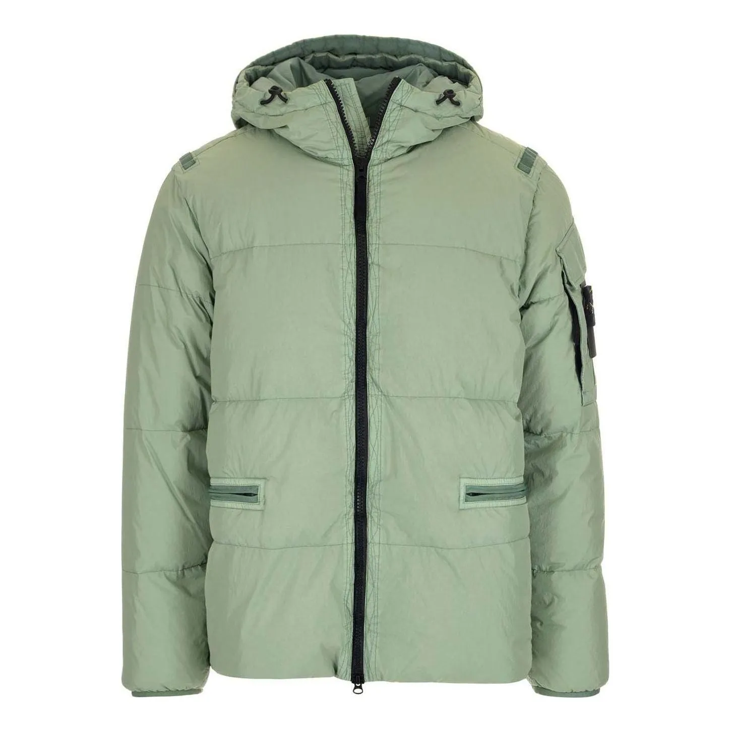 STONE ISLAND Crinkle Reps Down Jacket 'Sage' 771540223-V0055 sold by KicksCrew