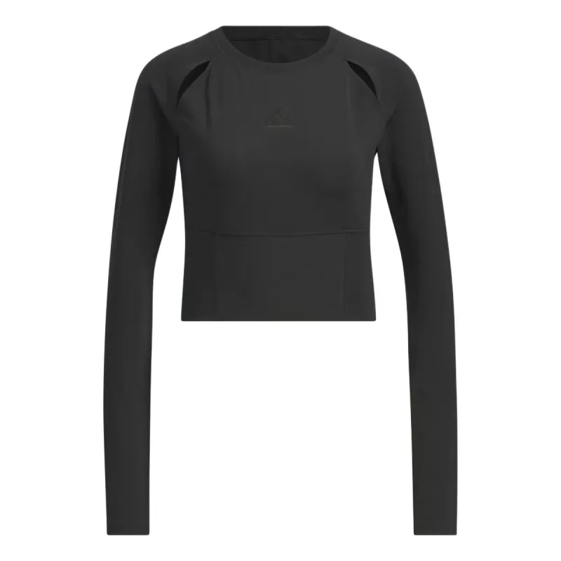 (WMNS) adidas Arknt long sleeve T-shirt 'Black' JJ1588 sold by KicksCrew