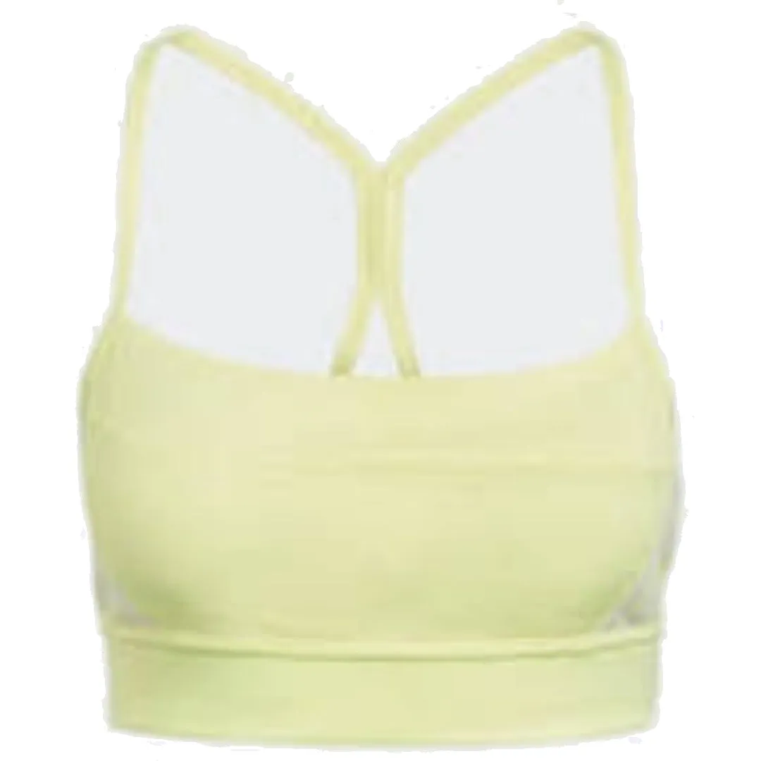 (WMNS) adidas x Karlie Kloss Light-Support Bra 'Yellow' HC1438 sold by KicksCrew