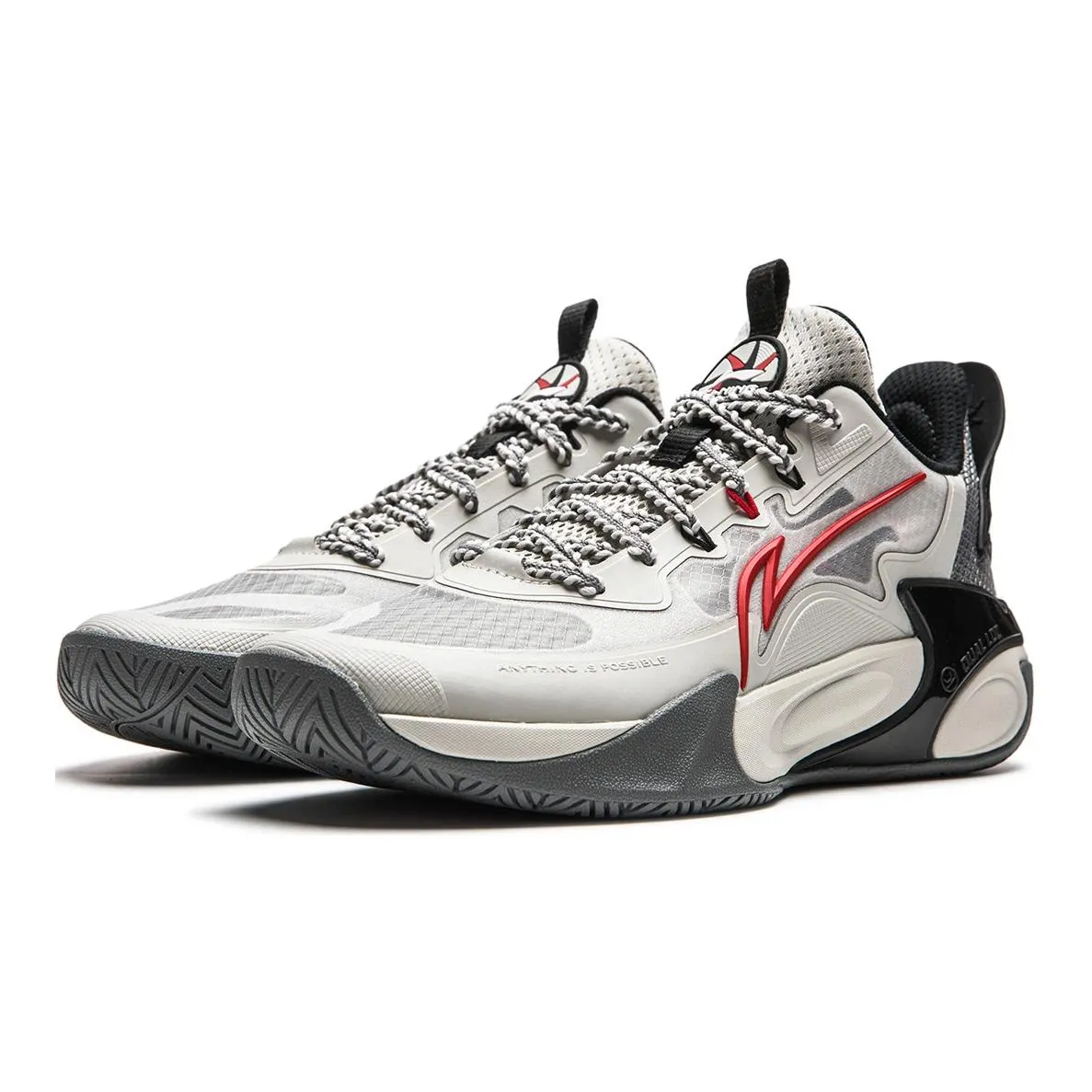 (GS) Li-Ning Wind Shadow 2.0 'White Black Red' YKBU072-3 sold by KicksCrew product image thumbnail 3