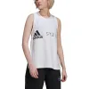 (WMNS) adidas by Stella McCartney Sportswear Logo Tank Top 'White Black' HA8972 sold by KicksCrew