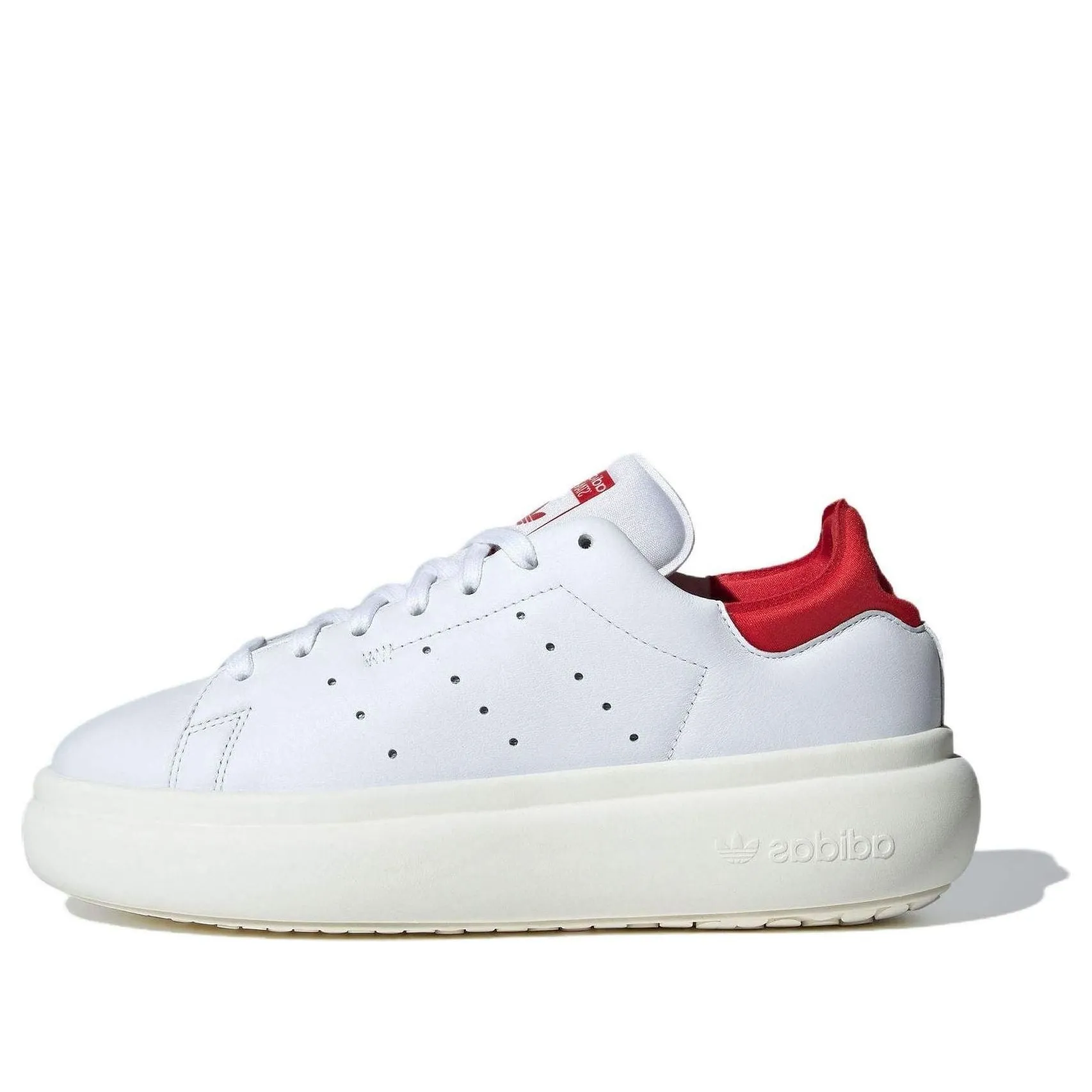 (WMNS) adidas Stan Smith PF 'White Red' IE0452 sold by KicksCrew