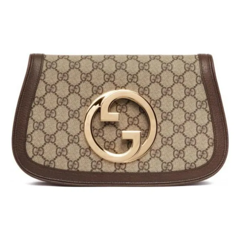 (WMNS) Gucci Blondie Shoulder Bag 'Beige Ebony Supreme' 699268-K9GSG-8358 sold by KicksCrew