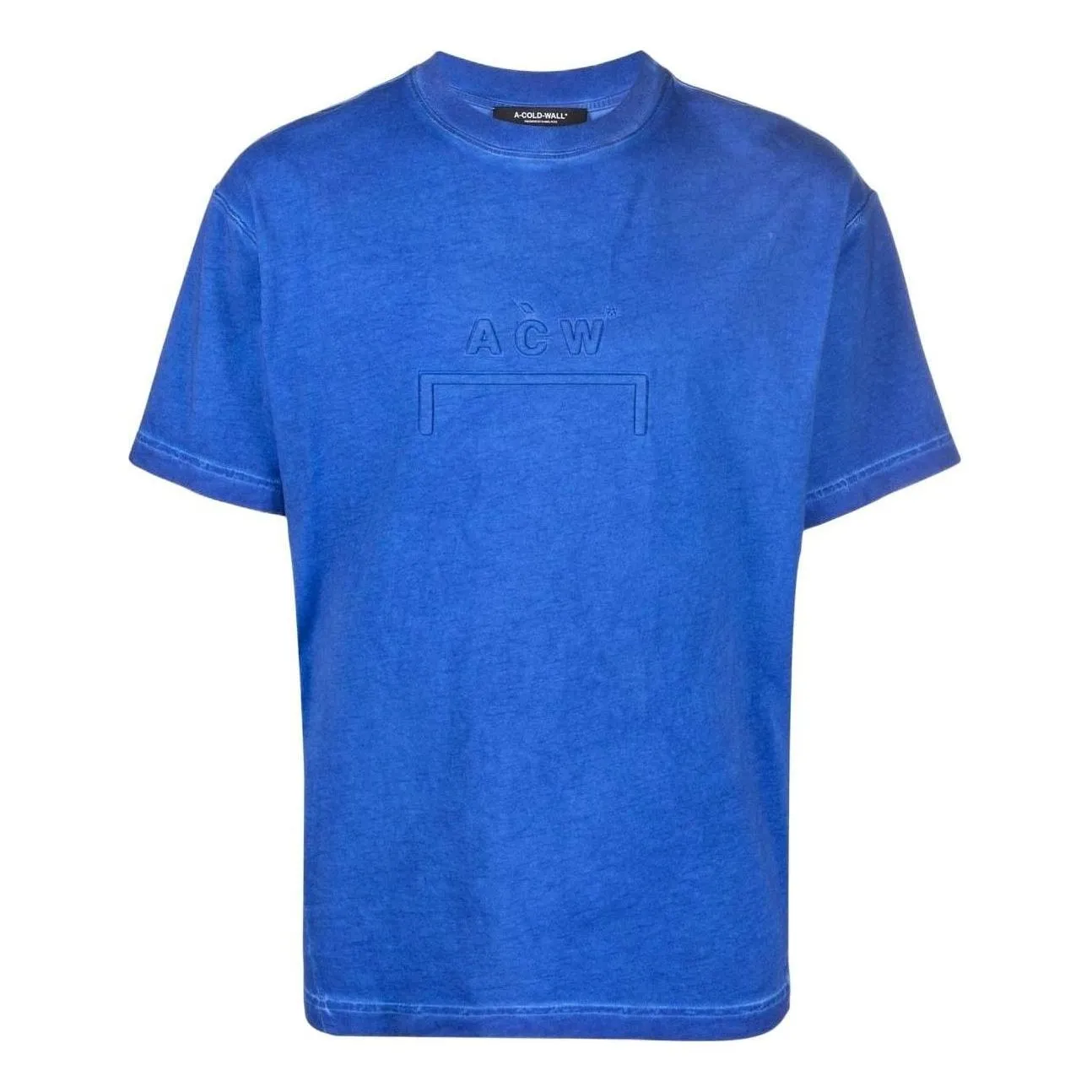 A-COLD-WALL* Solarised Mondrian T-shirt 'Blue' ACWMTS073-COBBLU sold by KicksCrew