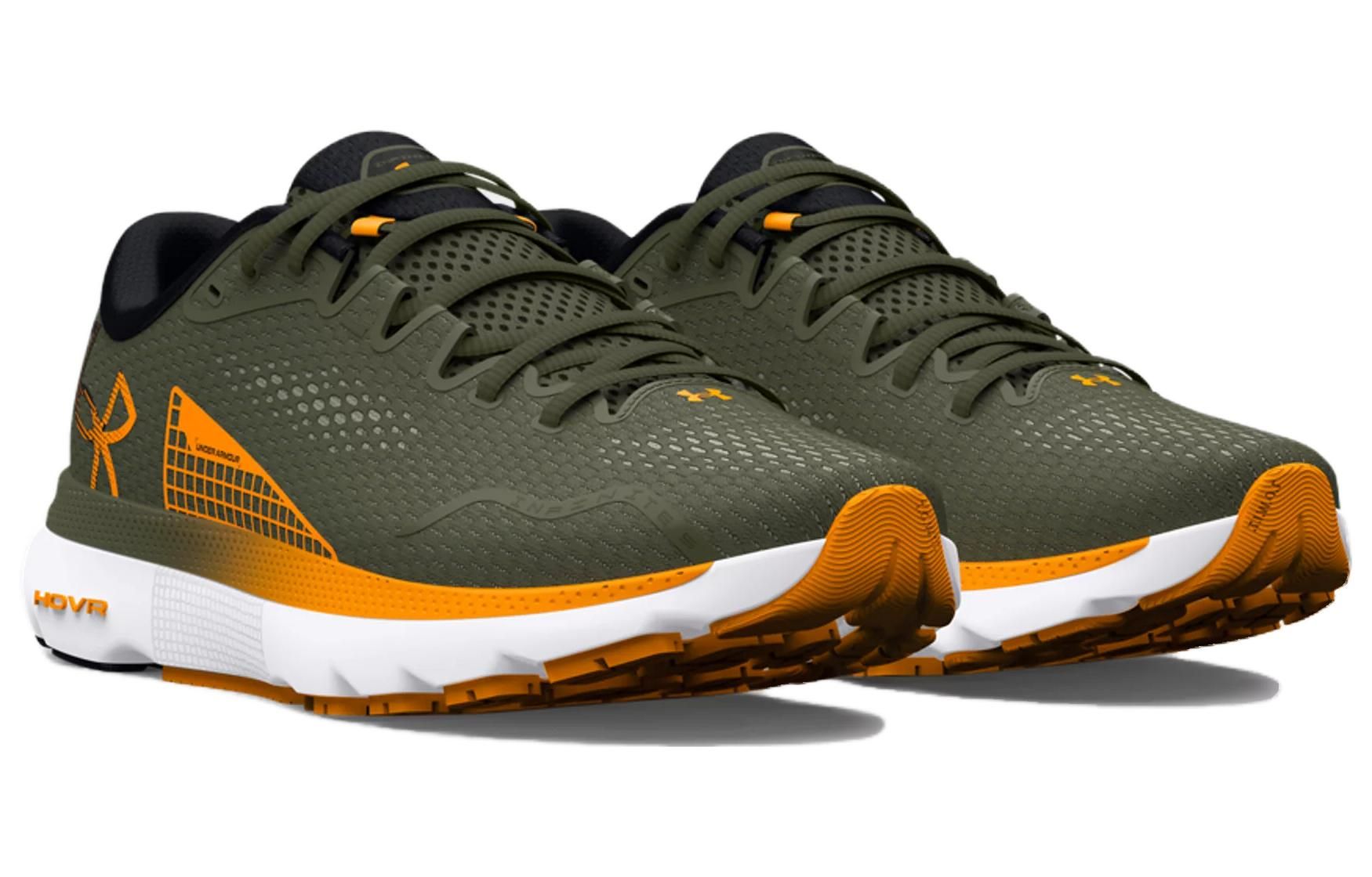 Under Armour HOVR Infinite 5 Running Shoes 'Green Orange' 3026545-302 sold by KicksCrew product image thumbnail 2