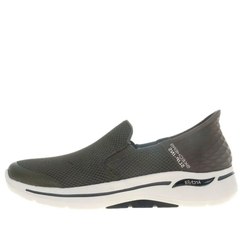 Skechers Go Walk Arch Fit 'Olive White' 216259-OLV sold by KicksCrew