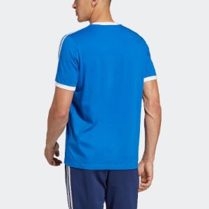 adidas Italy 3-Stripes Tee 'Blue' HT2185 sold by KicksCrew