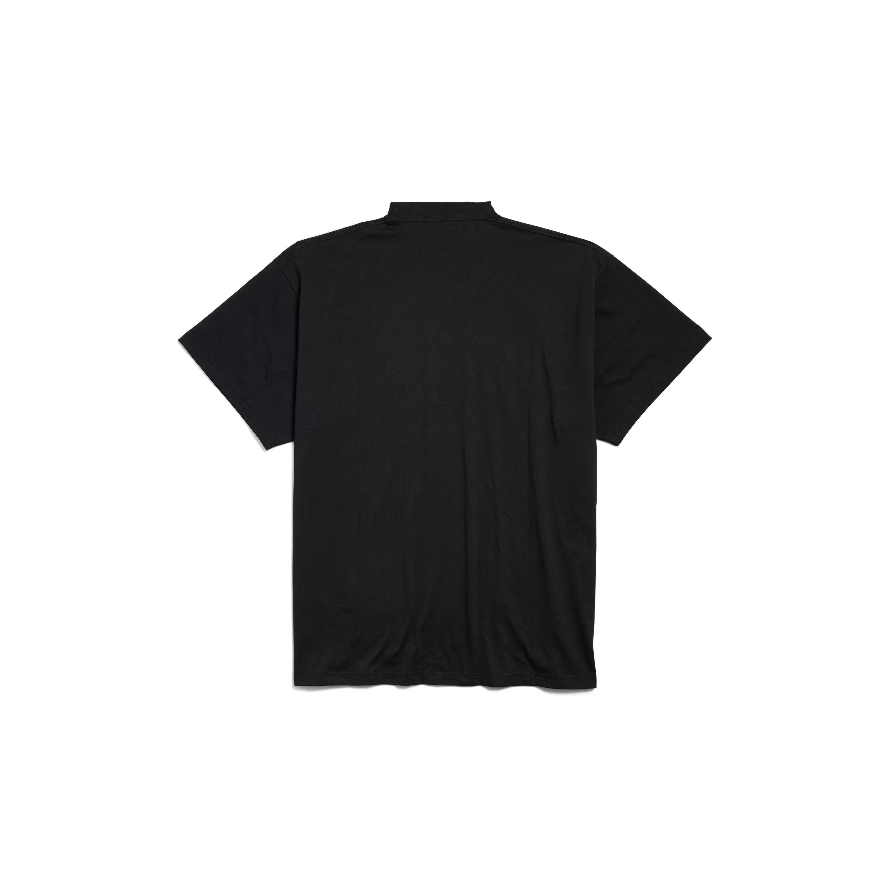 WMNS) Balenciaga Paris Strass T-shirt Oversized 'Black