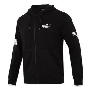 PUMA Power Full-Zip Hoody Jacket 'Black' 676668-01 sold by KicksCrew