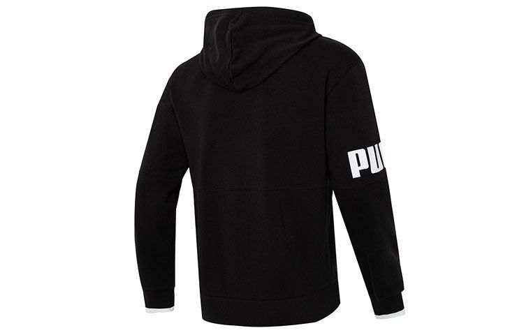 PUMA Power Full-Zip Hoody Jacket 'Black' 676668-01 sold by KicksCrew product image thumbnail 2