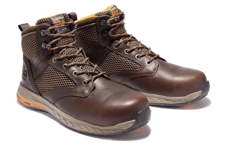 Timberland Pro Men's Drivetrain Mid Safety Boots 'Brown' A1X16214 sold by KicksCrew product image thumbnail 4