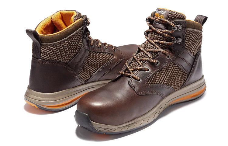 Timberland Pro Men's Drivetrain Mid Safety Boots 'Brown' A1X16214 sold by KicksCrew product image thumbnail 5