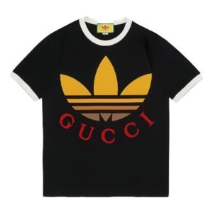 Gucci x adidas Cotton T-Shirt 'Black' 727694-XJE7J-1152-NEW sold by KicksCrew