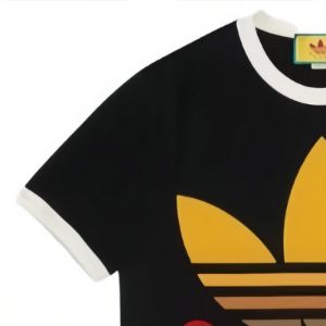 Gucci x adidas Cotton T-Shirt 'Black' 727694-XJE7J-1152-NEW sold by KicksCrew