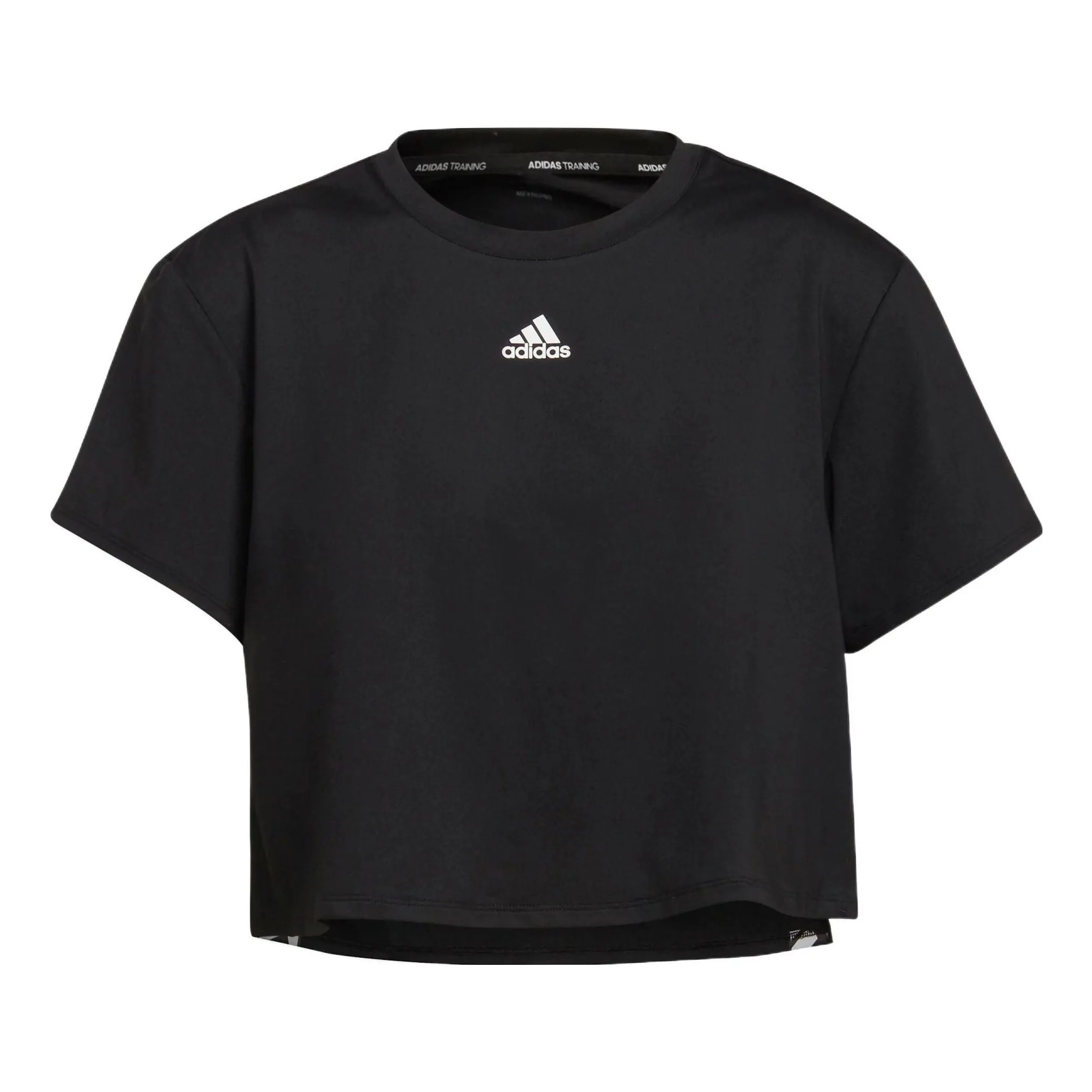 (WMNS) adidas Novelty Training T-Shirt 'Black White' HC0393 sold by KicksCrew