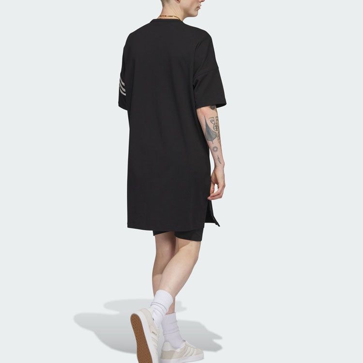 (WMNS) adidas Adicolor Neuclassics Tee Dress 'Black' IB7309 sold by KicksCrew product image thumbnail 4