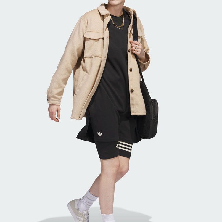 (WMNS) adidas Adicolor Neuclassics Tee Dress 'Black' IB7309 sold by KicksCrew product image thumbnail 3