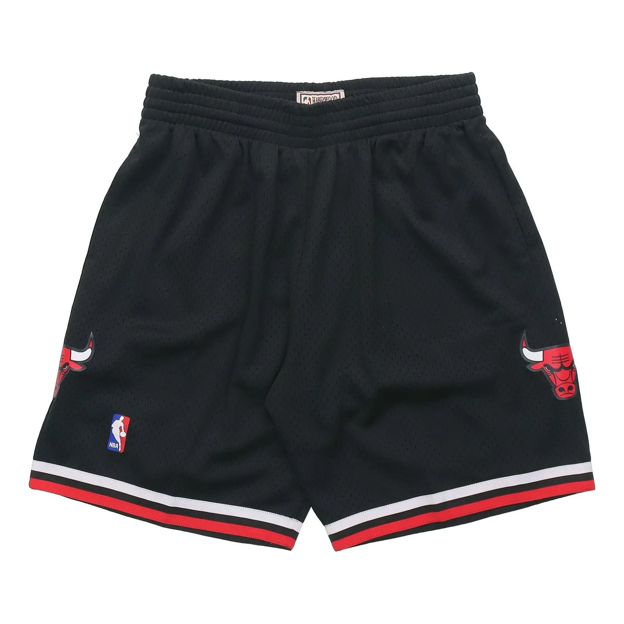 Mitchell & Ness NBA Swingman Shorts Chicago Bulls Alternate 1997-98 'Black Red' SMSHAC18023-CBUBLCK97 sold by KicksCrew