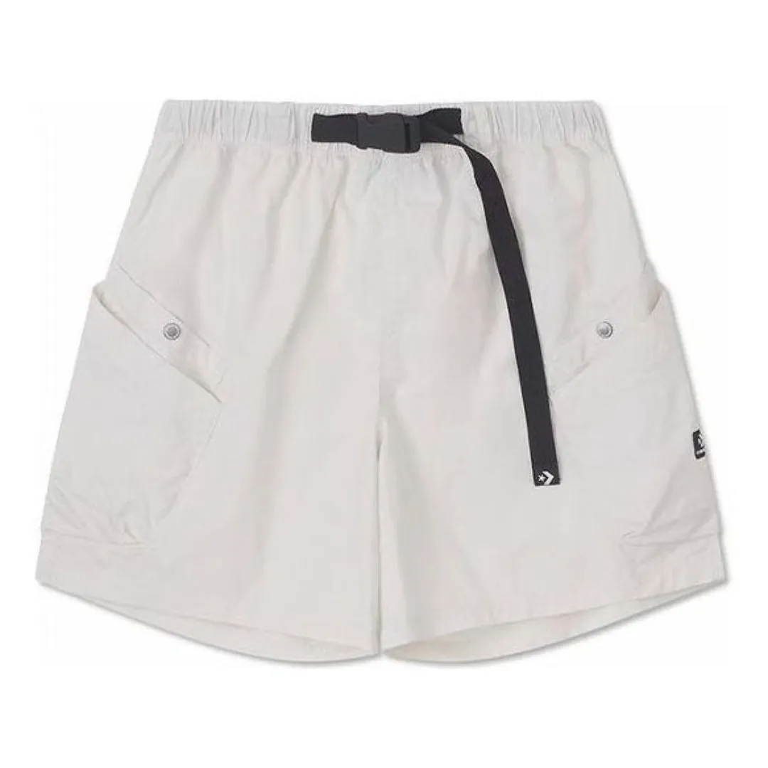 (WMNS) Converse Woven Utility Shorts 'Grey' 10026395-A01 sold by KicksCrew