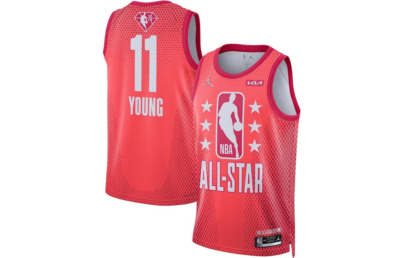 Air Jordan x NBA ALL-STAR 2022 Jerseys 'Trae Young 11' DH8042-637 sold by KicksCrew product image thumbnail 2